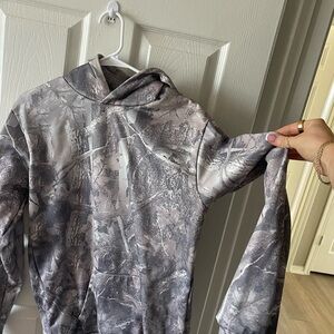 Gray Camouflage Hoodie
